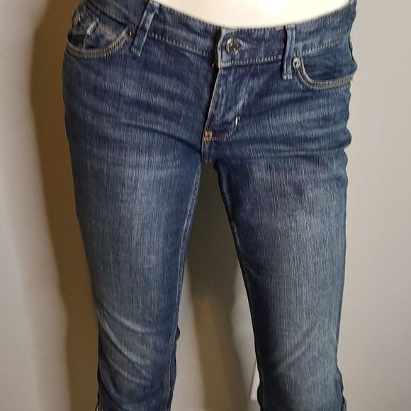 Banana Republic Cuffed Jean Capri sz 2P - Picture 5 of 13